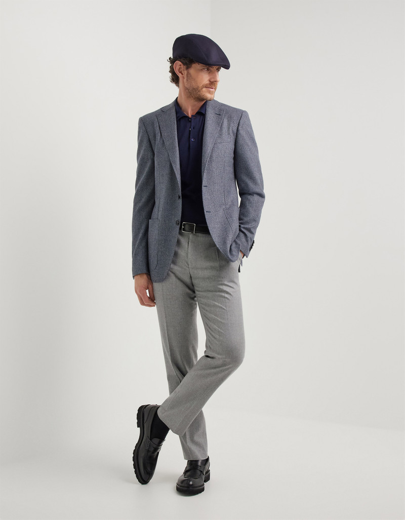 Canali KEI LIGHT BLUE MODERN FIT JACKET IN PURE WOOL outlook