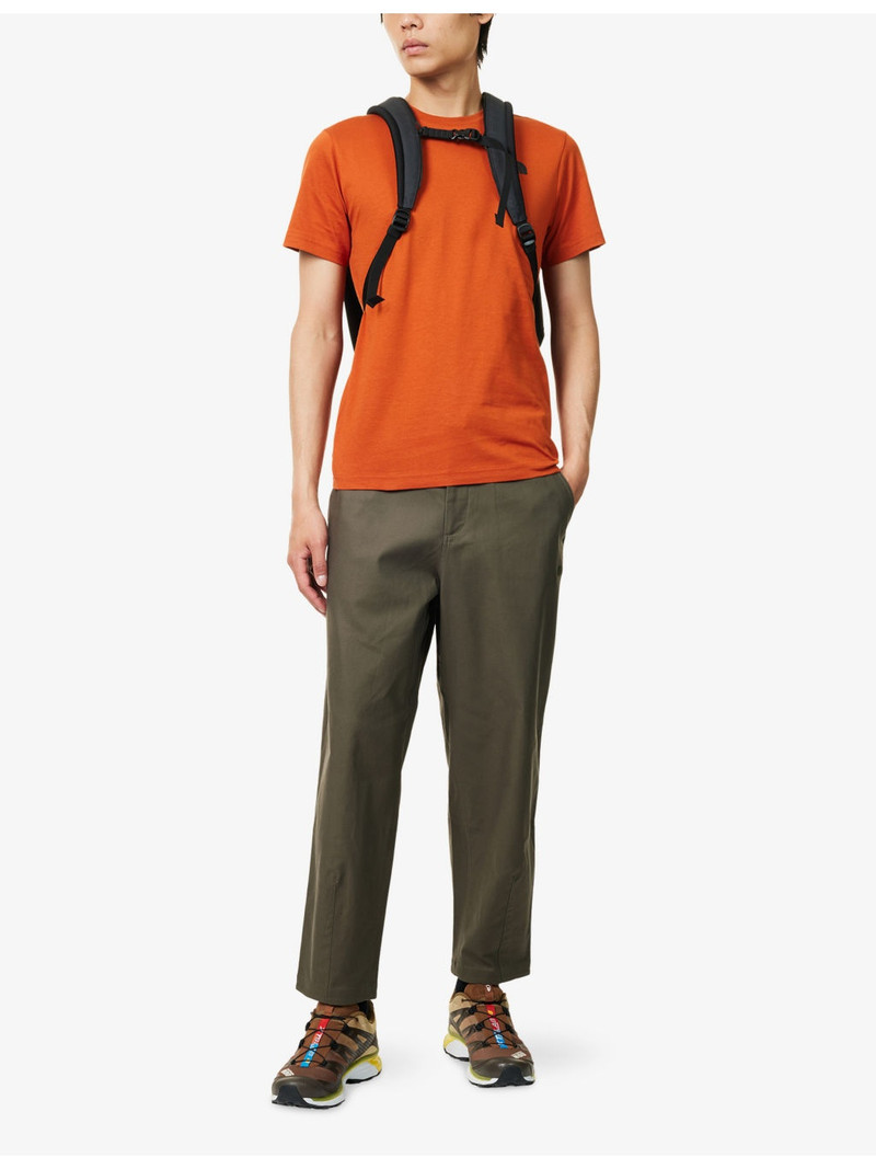 The North Face Belted Tapered-Leg Cotton Trousers outlook