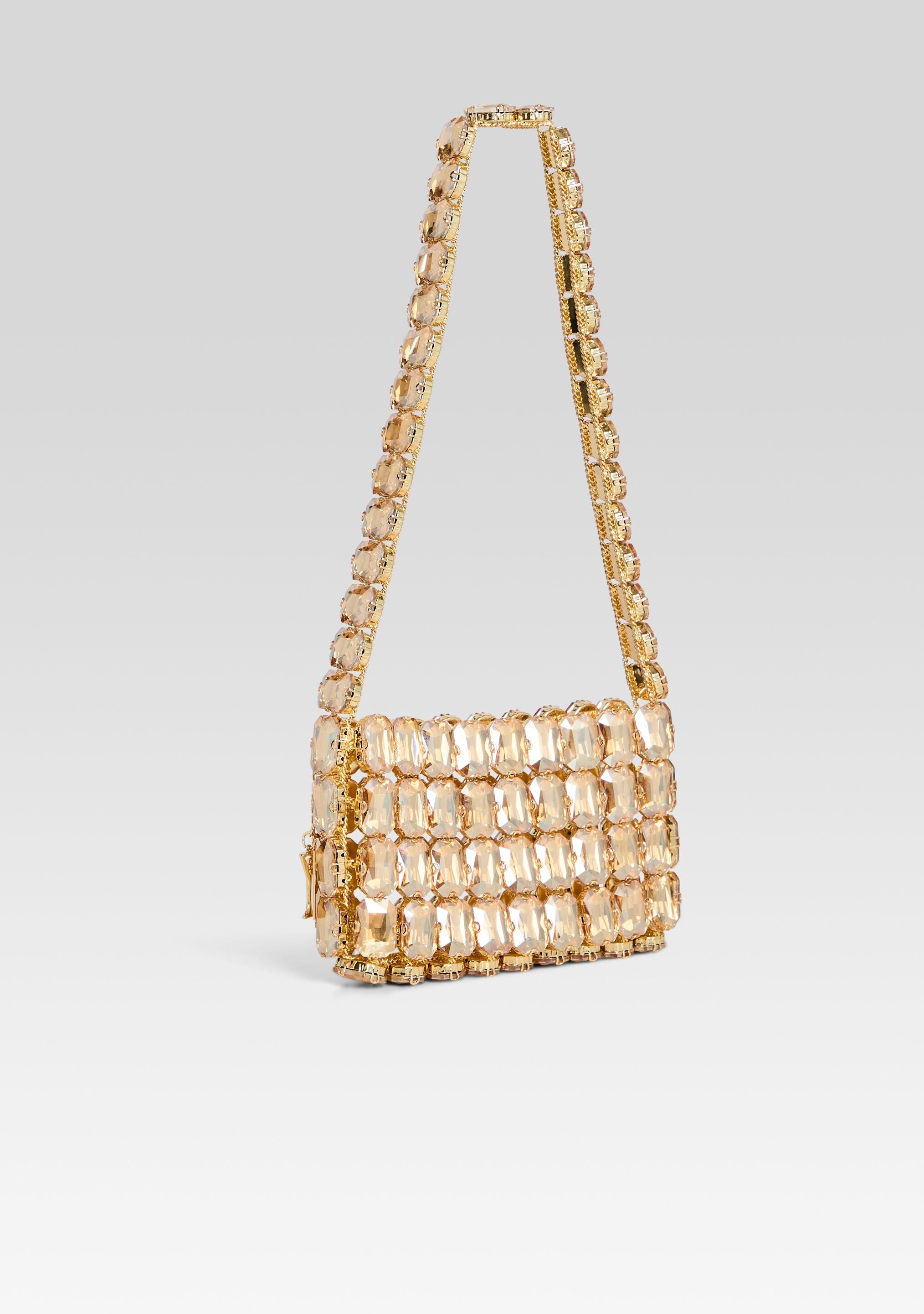 MALKA RHINESTONE BAG - 5