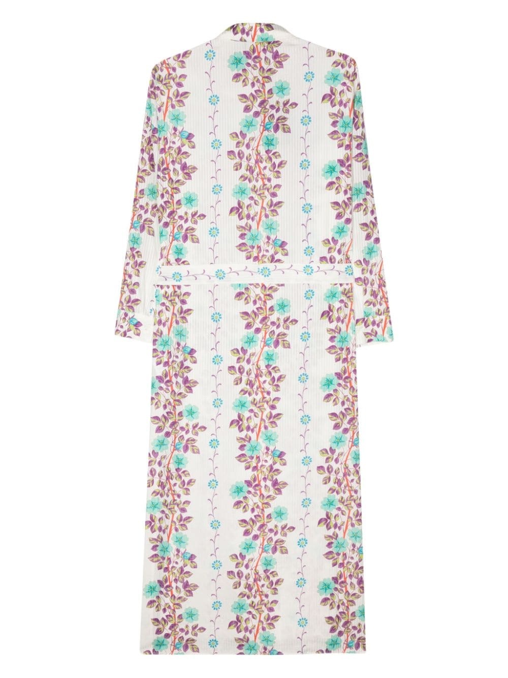 floral-print shirtdress - 2