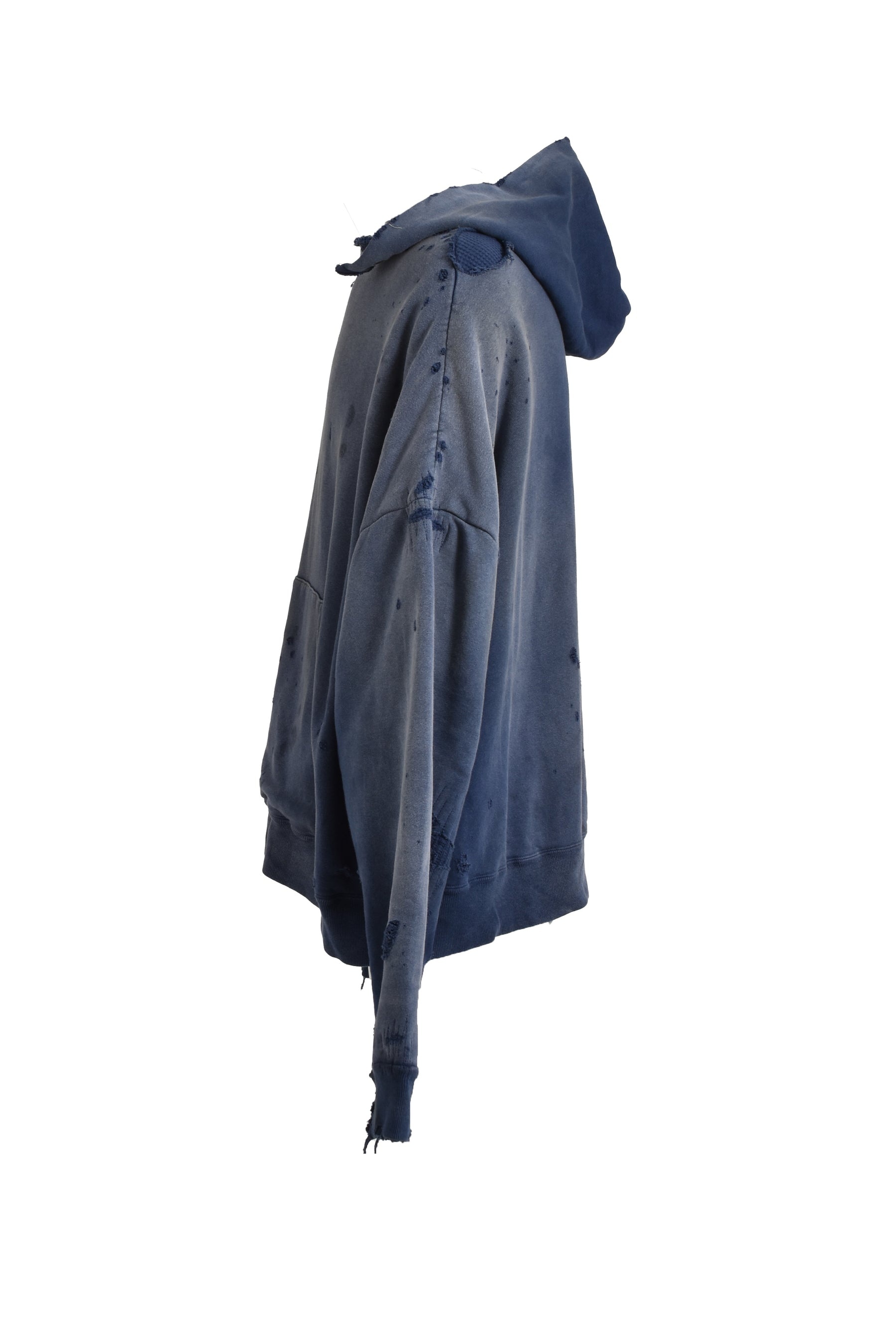 DOUBLE FACE HOODIE / NVY - 3