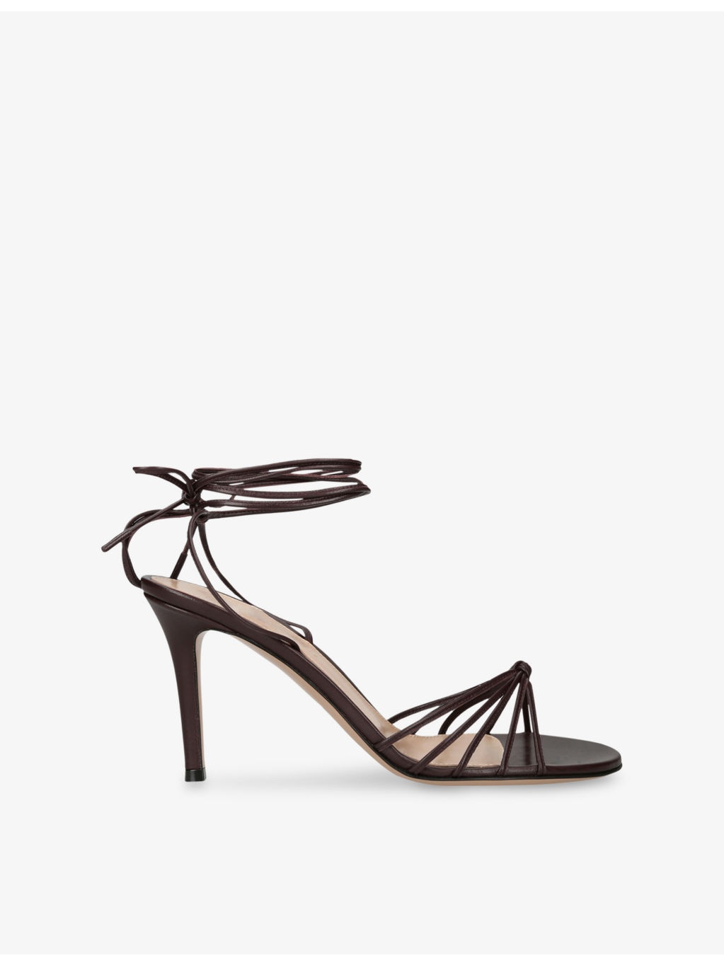 Gwyneth 80 Leather Heeled Sandals - 1