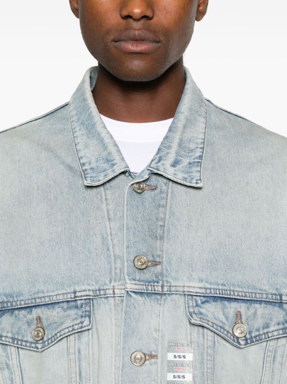 oversized denim jacket - 6