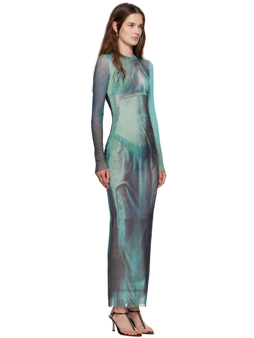 Blue 'The Long Water' Maxi Dress - 2
