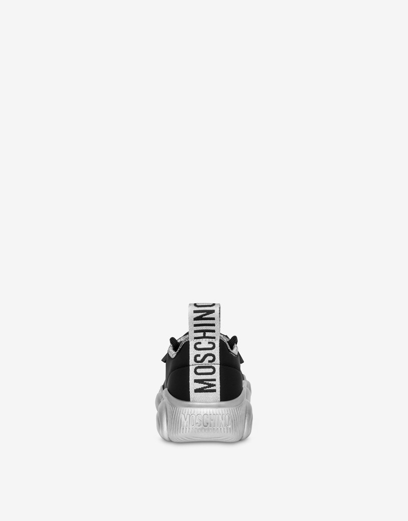 Moschino LAMINATED SOLE TEDDY SHOES outlook