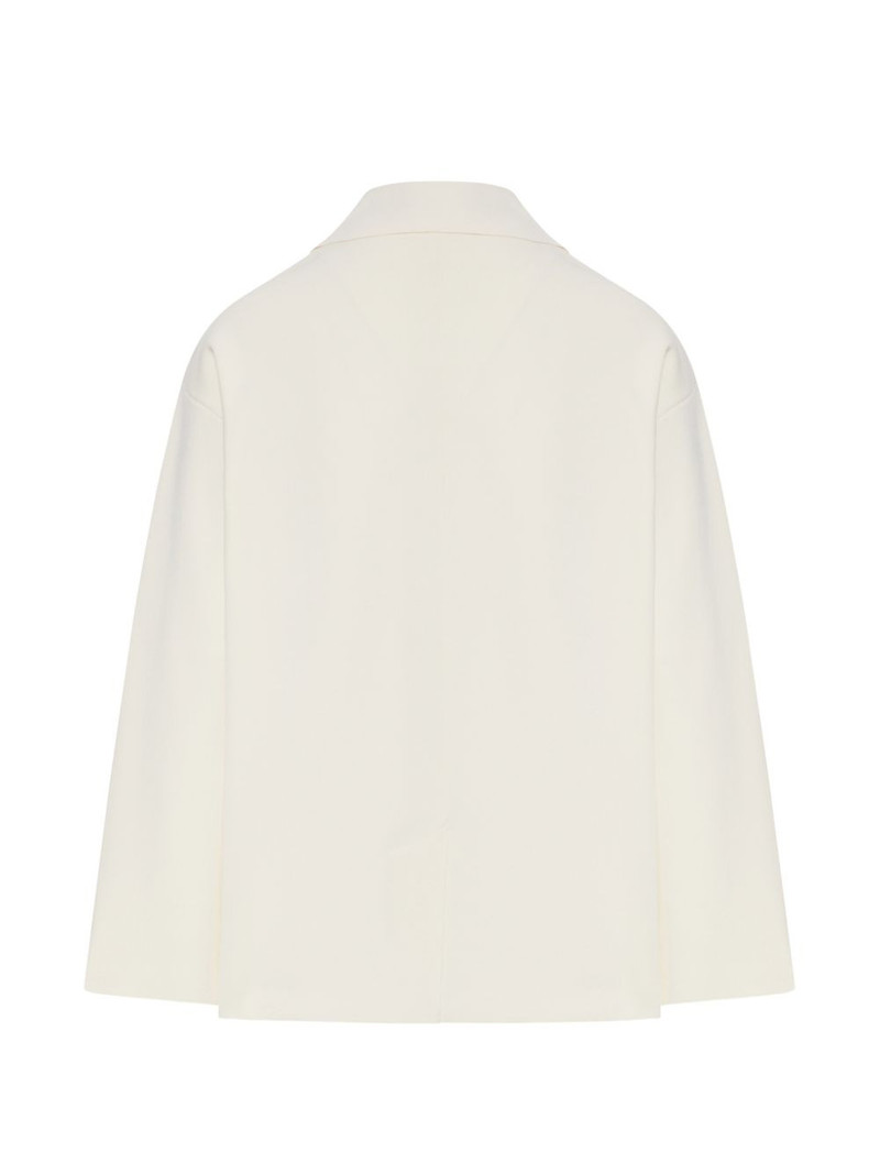 Max Mara double-breasted crêpe jacket outlook