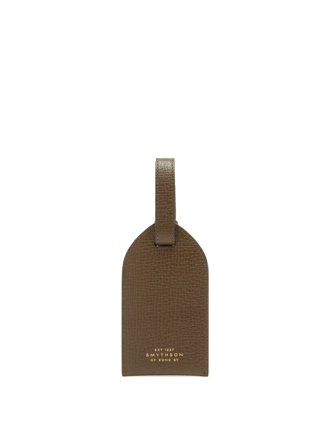 Ludlow leather luggage tag - 1