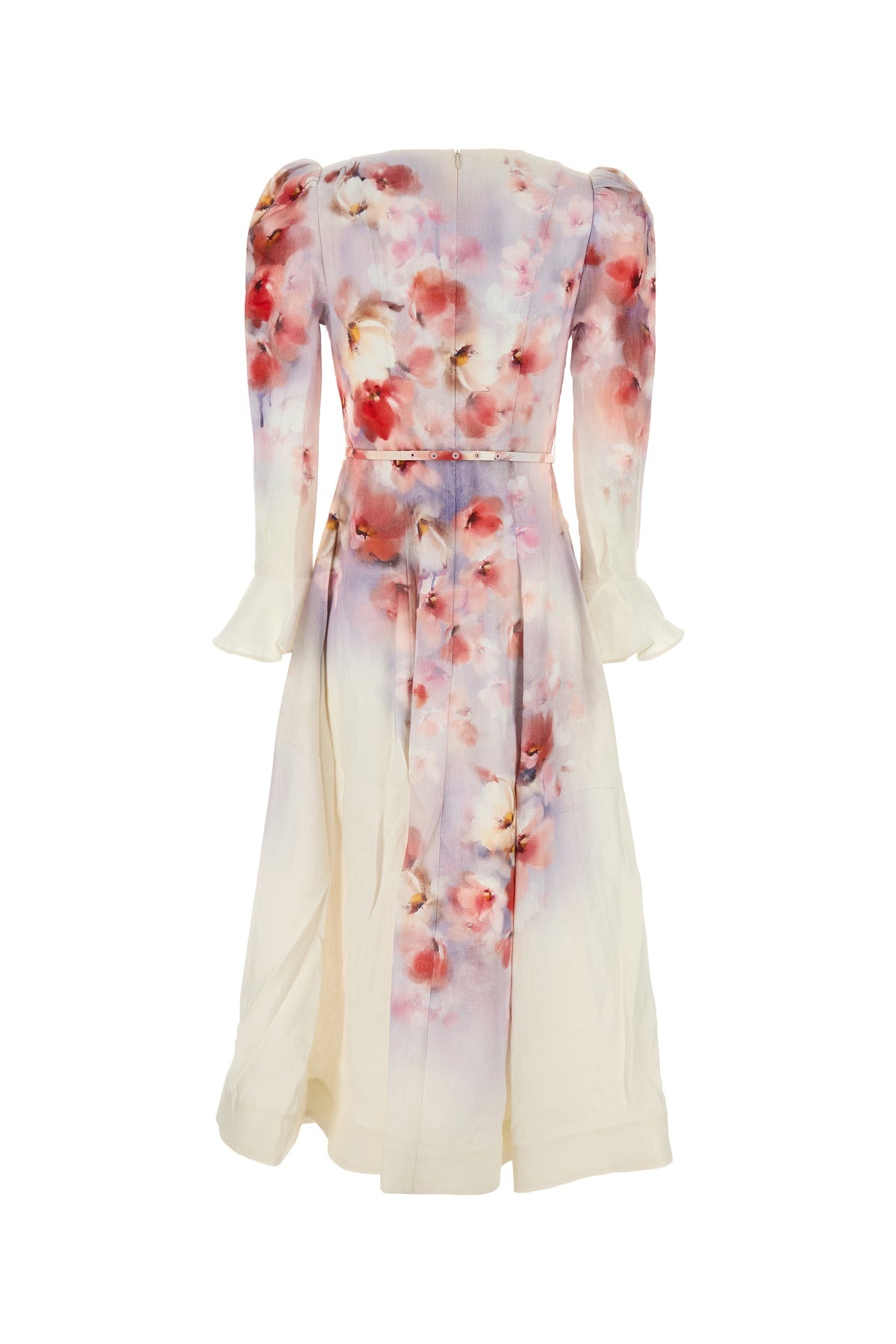 Printed linen Crush dress - 2