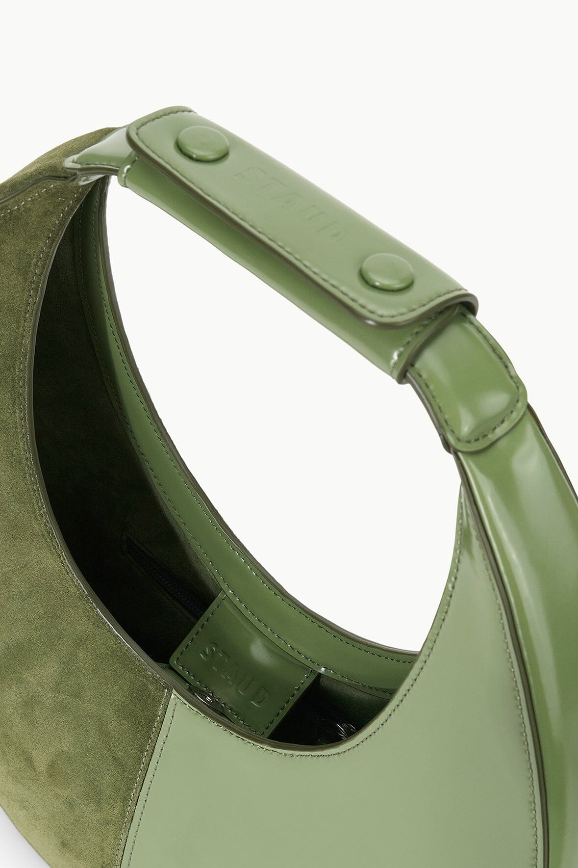 STAUD MOON SPLIT TOTE BAG AVOCADO - 5