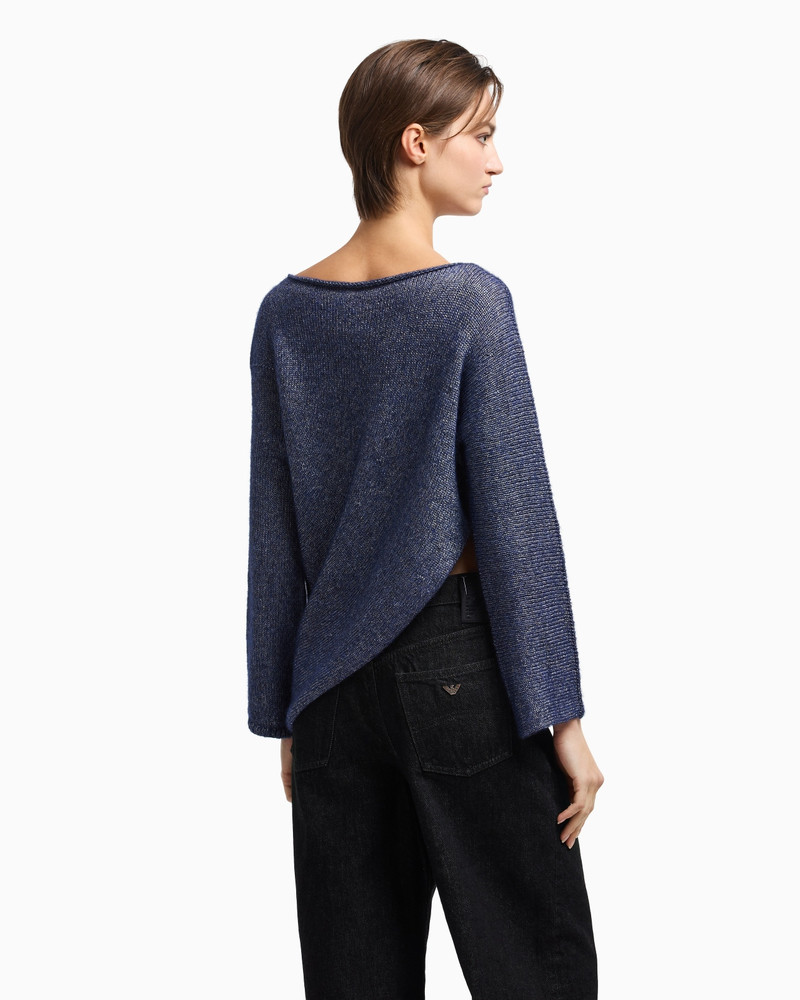 WINTER URBANISM CAPSULE COLLECTION ASYMMETRICAL JUMPER IN ALPACA BLEND 3