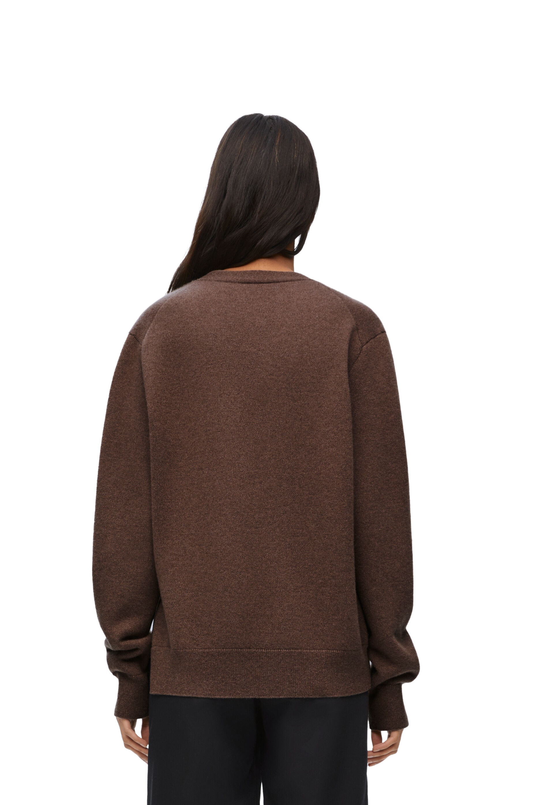 Asymmetric cardigan in cashmere - 4