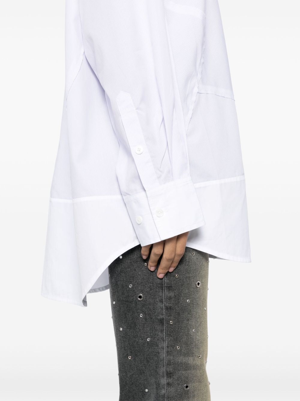 embroidered-logo shirt - 5