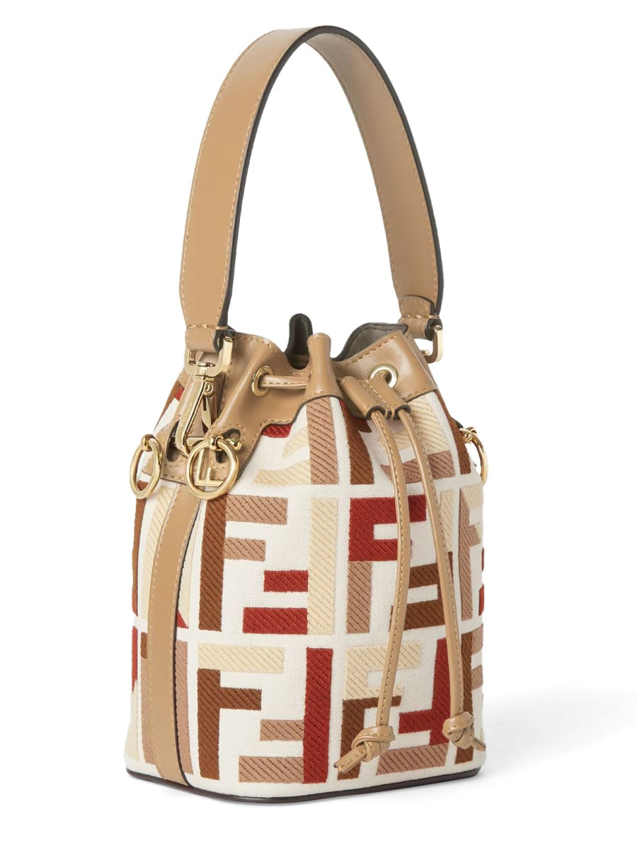 MON TRESOR MINI FABRIC FF BAG - 2