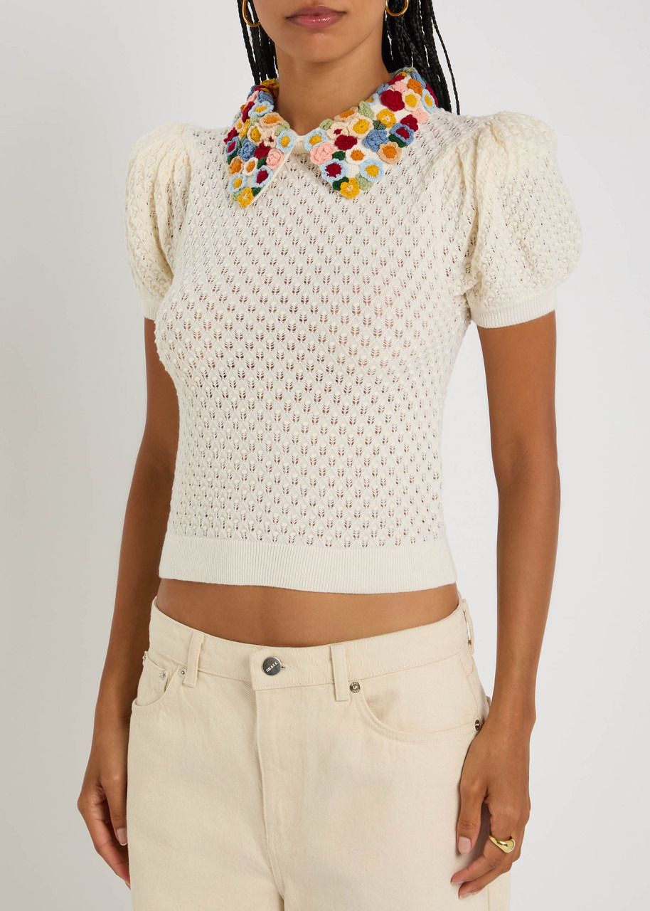 Alice + Olivia Chase Puff Sleeve Sweater - 2