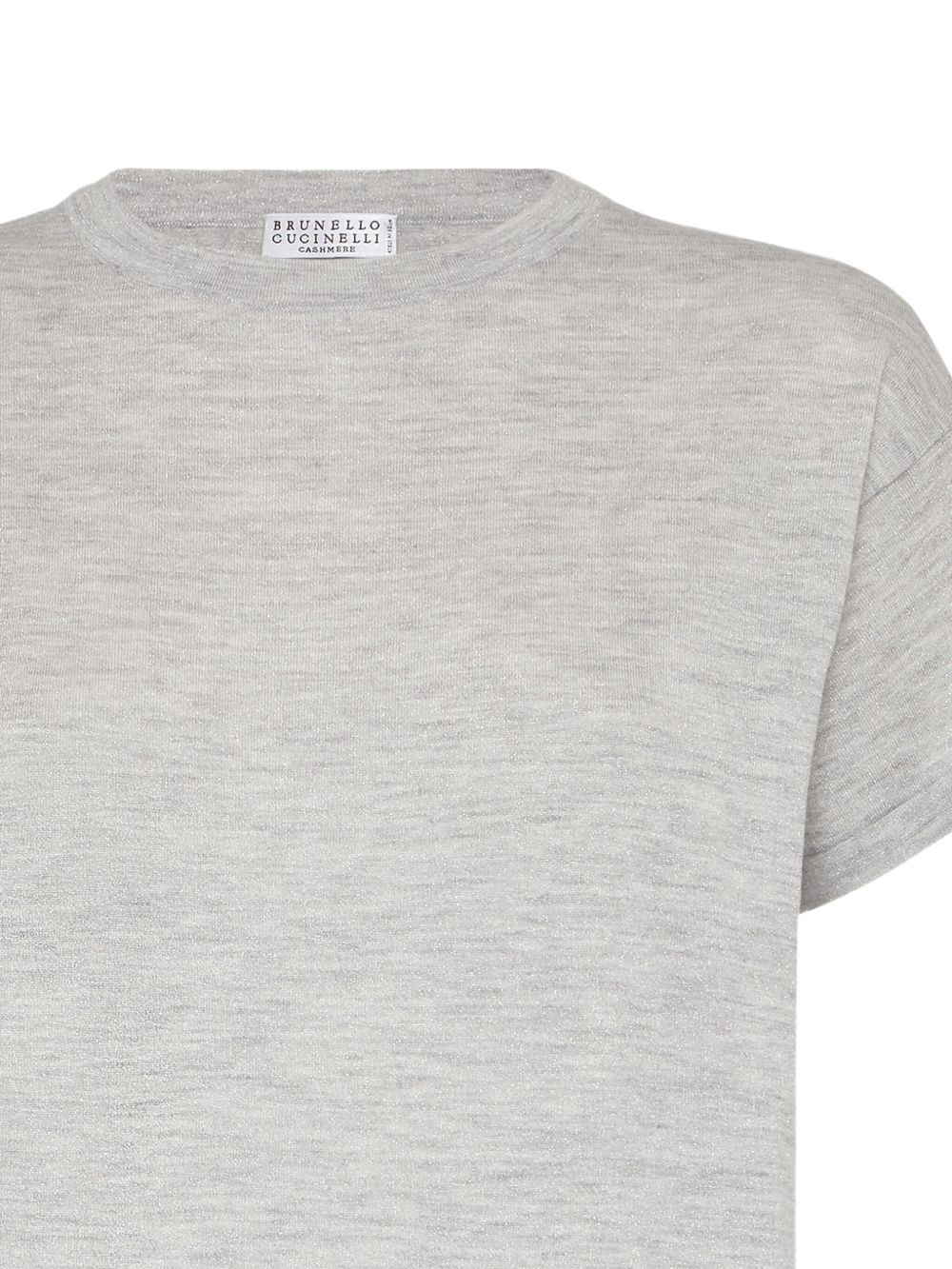 lurex-knit T-shirt - 7