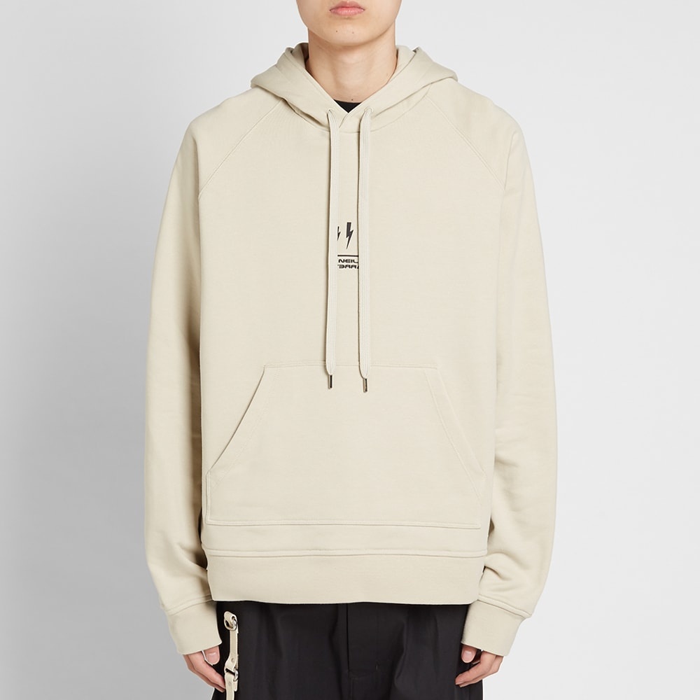 Neil Barrett Lightning Bolt Logo Popover Hoody - 5