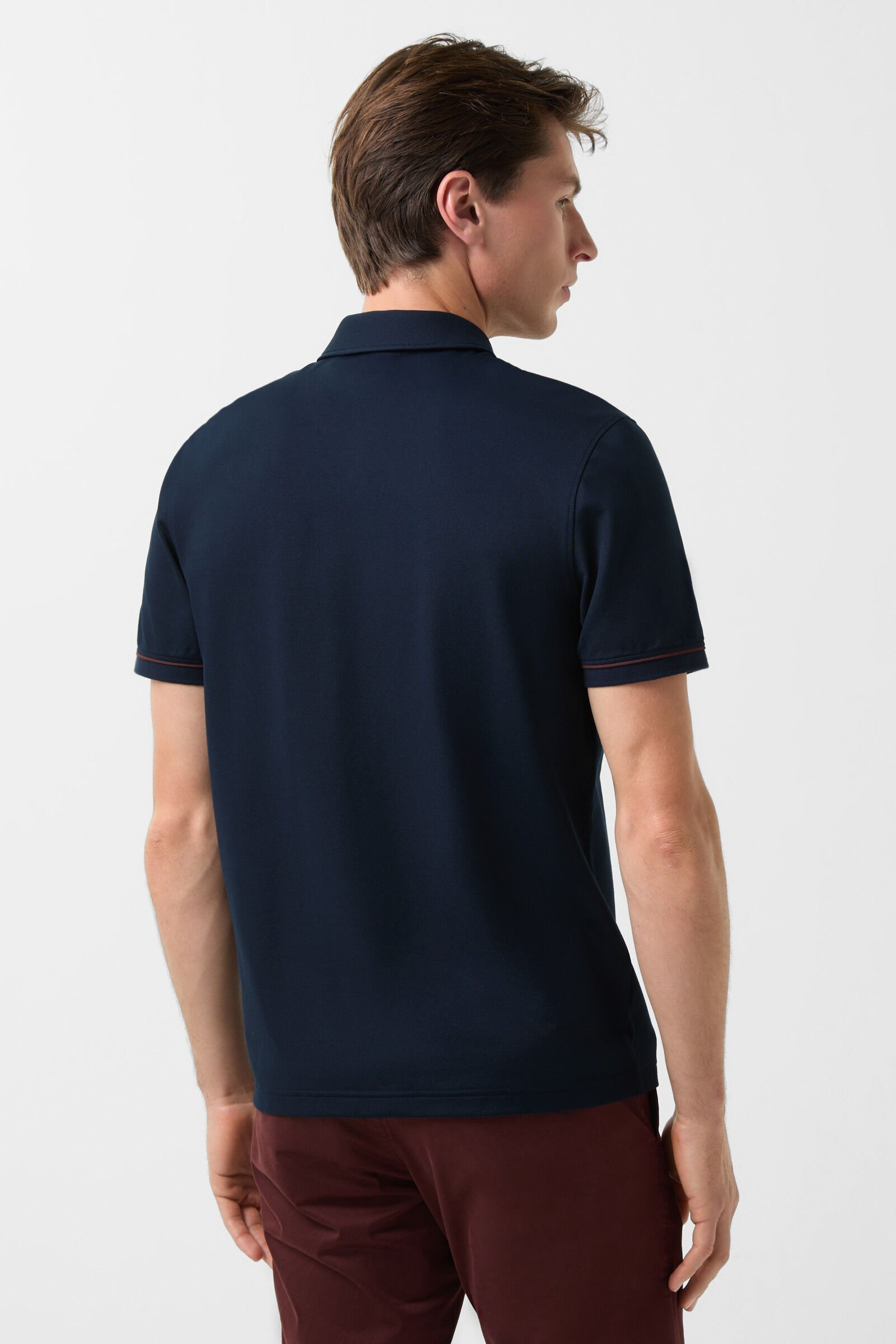 Timo polo shirt in Navy blue - 3