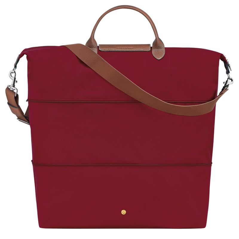Le Pliage Original Travel bag expandable Red - Recycled canvas 3