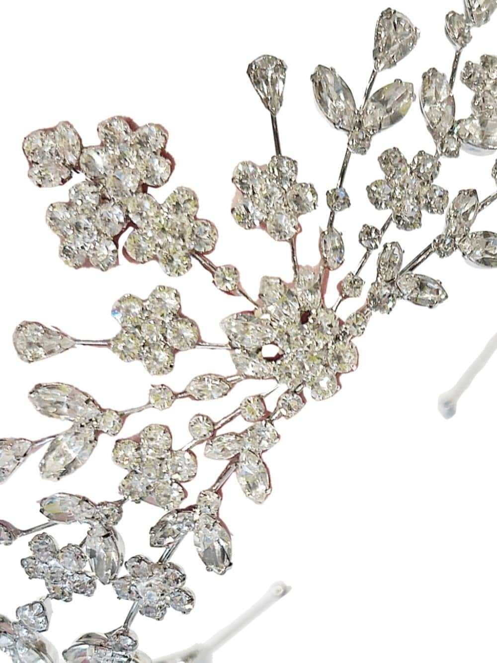 Miriam crystal-embellished tiara headband - 2