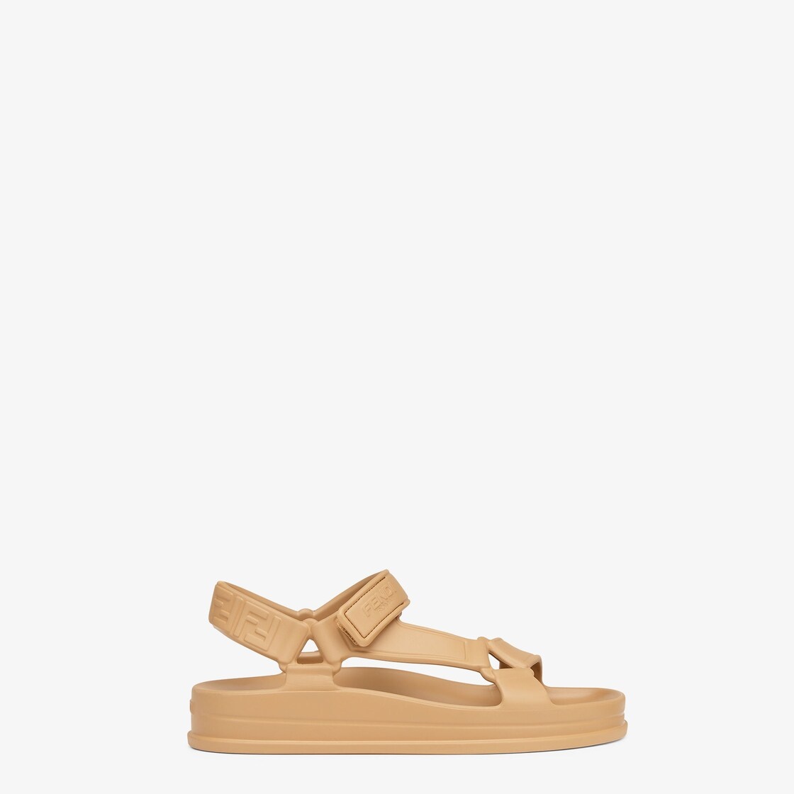 Brown rubber sandals - 1
