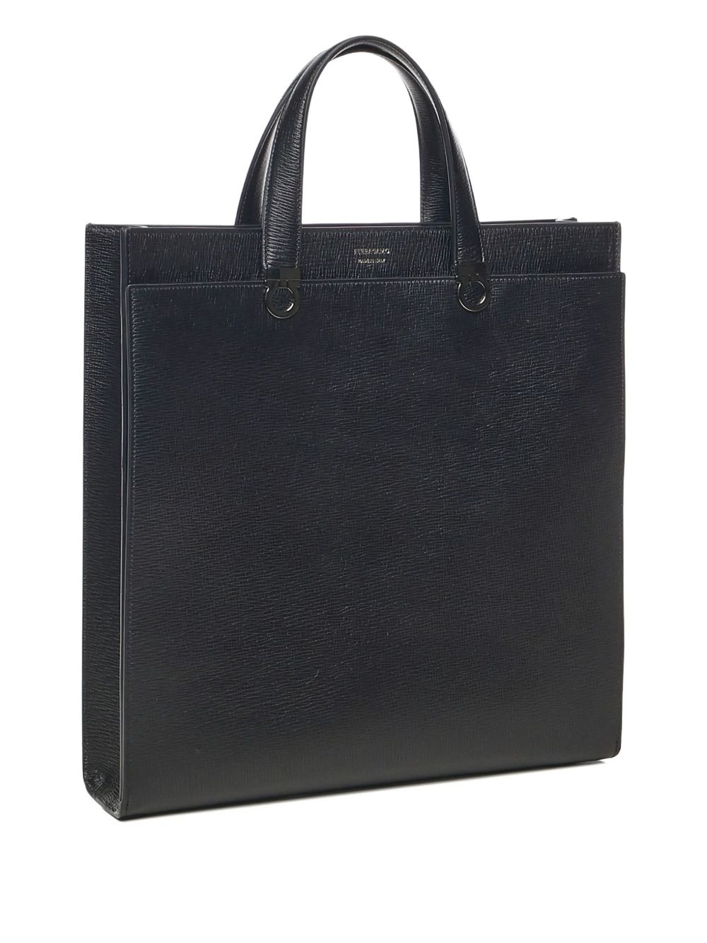 leather double-handle briefcase - 3