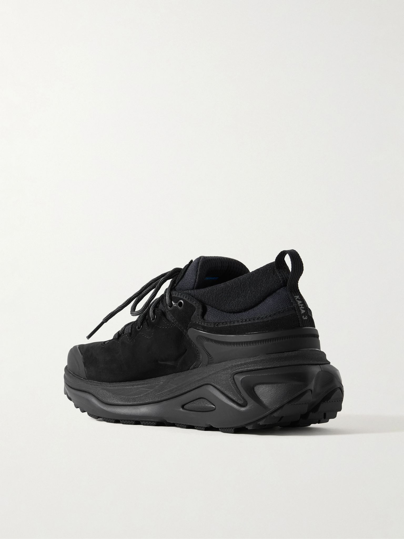 Kaha 3 GTX Rubber-Trimmed Nubuck Sneakers Black - 4