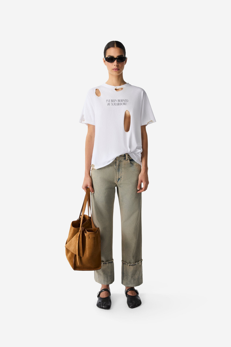 COPERNI Disney X Coperni Burned By You Before Boxy T-Shirt outlook