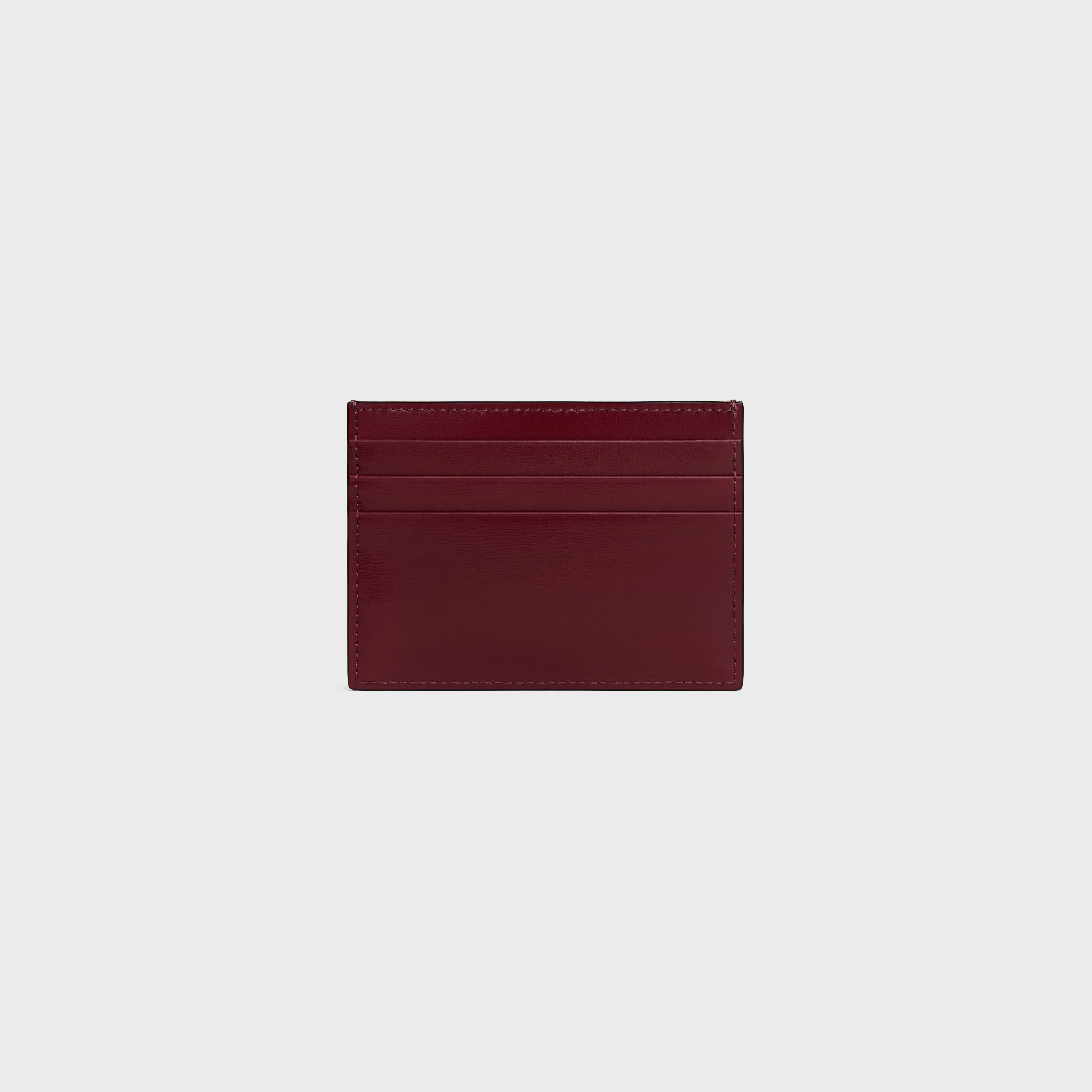 TRIOMPHE CARD HOLDER in Shiny calfskin - 3