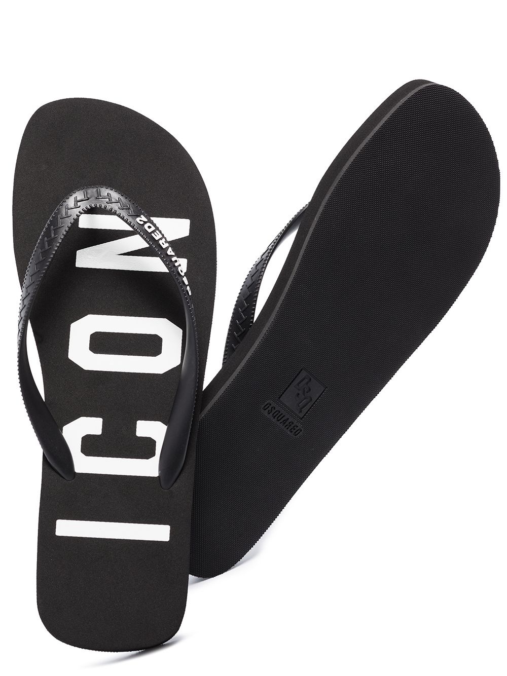 Icon print flip flops - 2