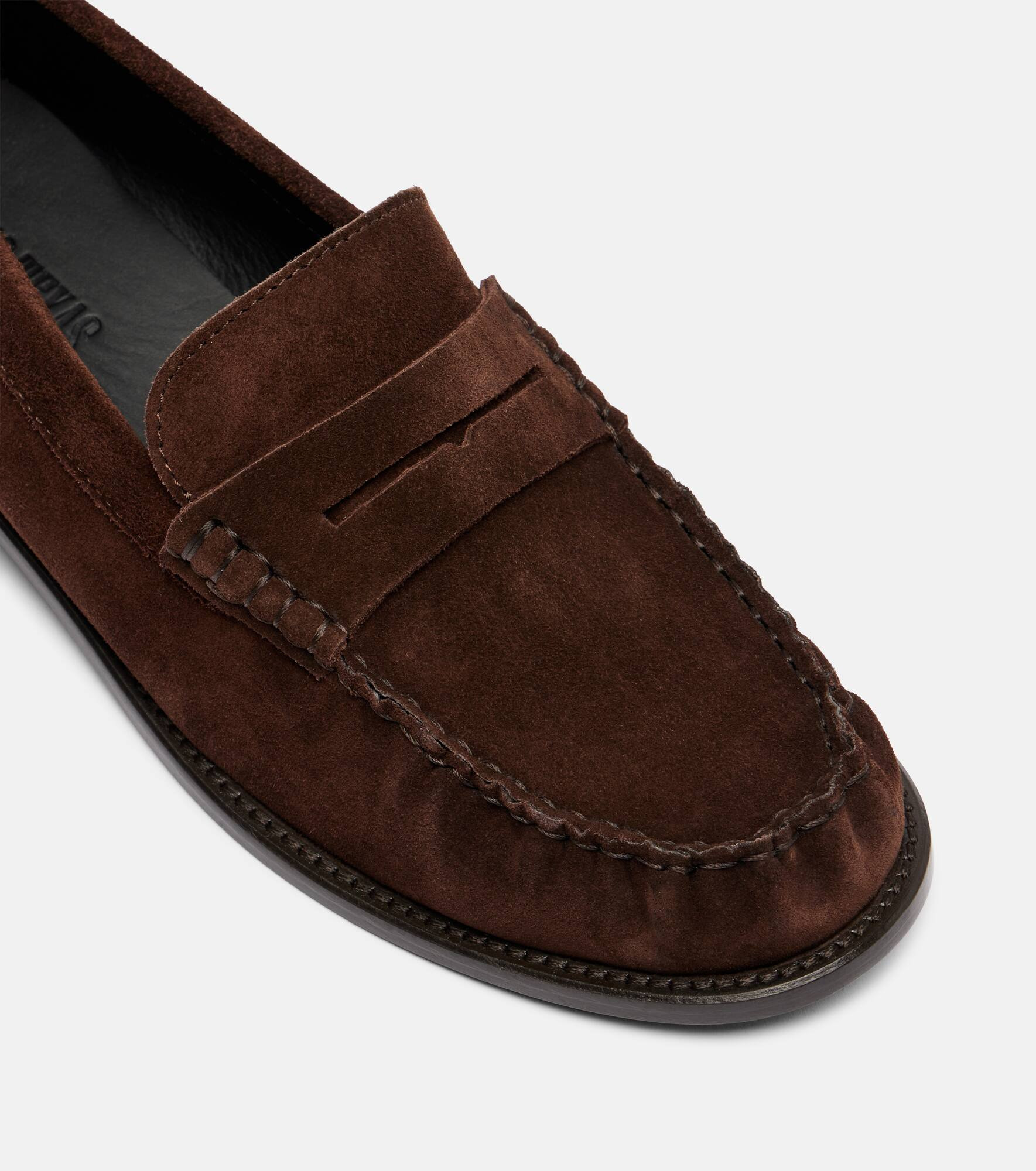 Dylan suede penny loafers - 5