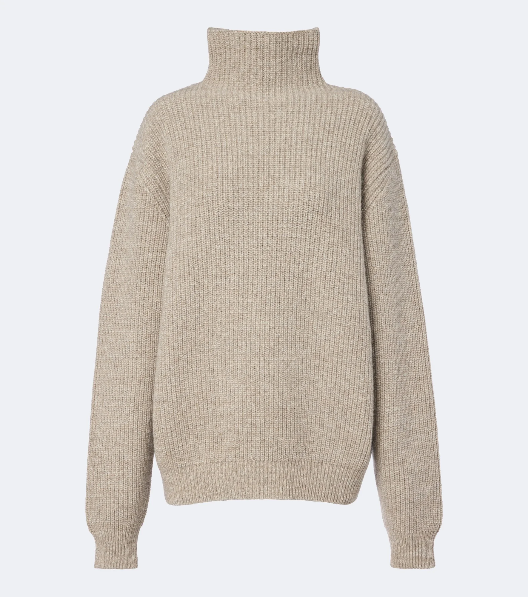 Alpaca and yak turtleneck sweater - 1