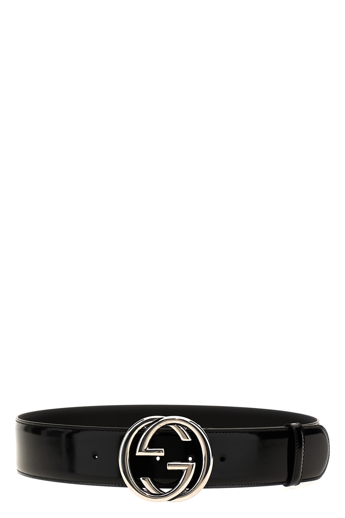 ベルト GUCCI FW23 'Incrocio GG' belt (763389AACBA 1000) Authentic Gucci Red Pebbled Leather Gold Interlocking G