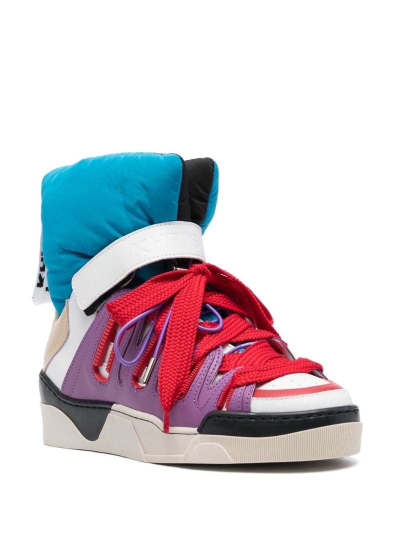 Puff quilted high-top sneakers - 2
