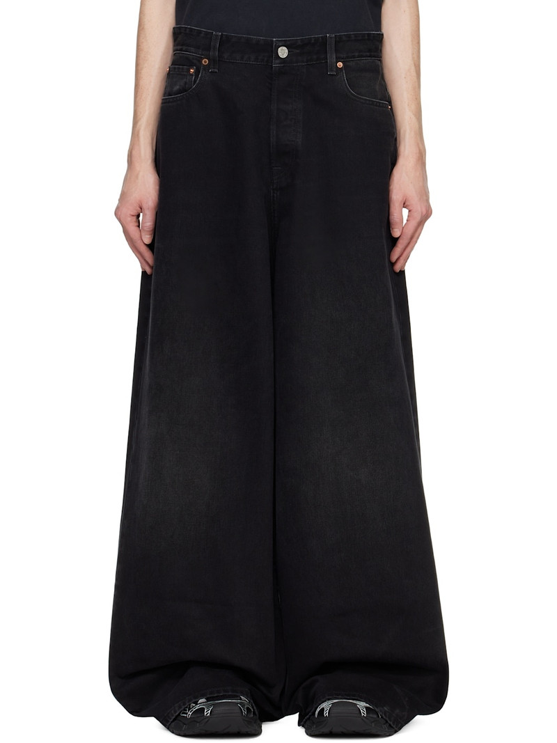 Black Oversized Baggy Jeans 1