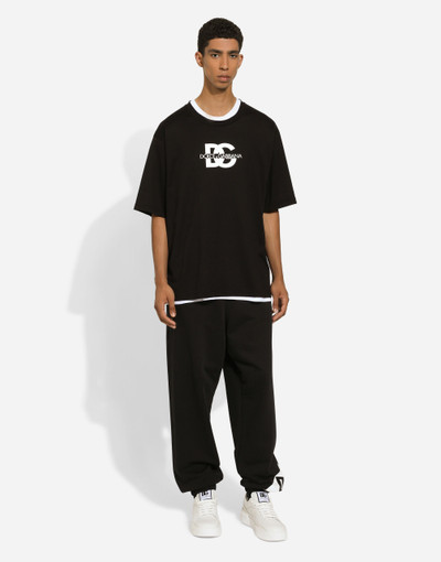 Dolce & Gabbana Cotton jogging pants with logo outlook