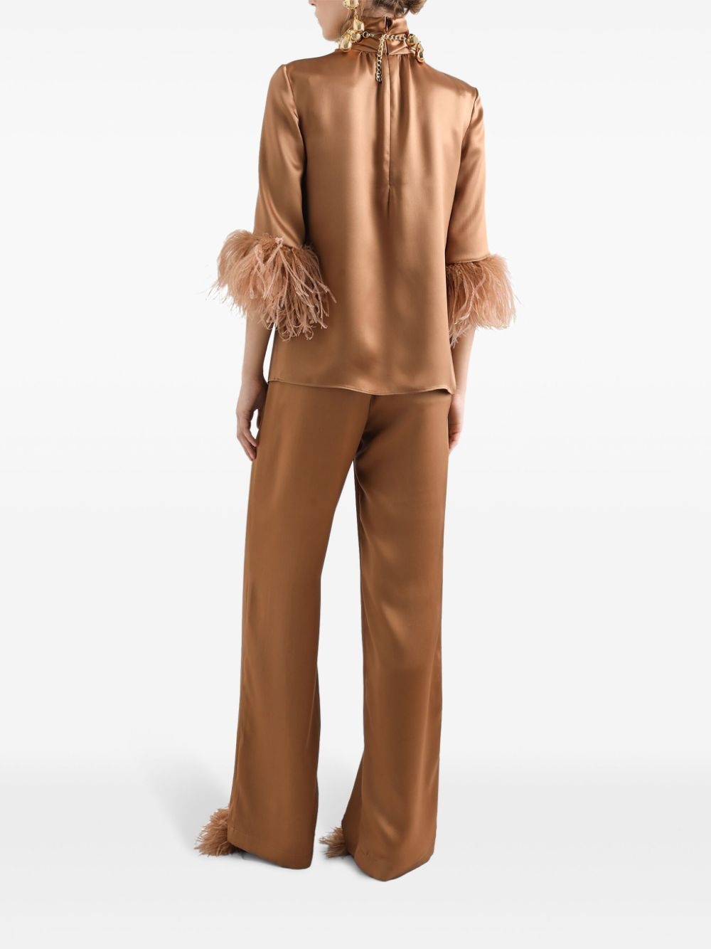 straight-leg trousers - 3