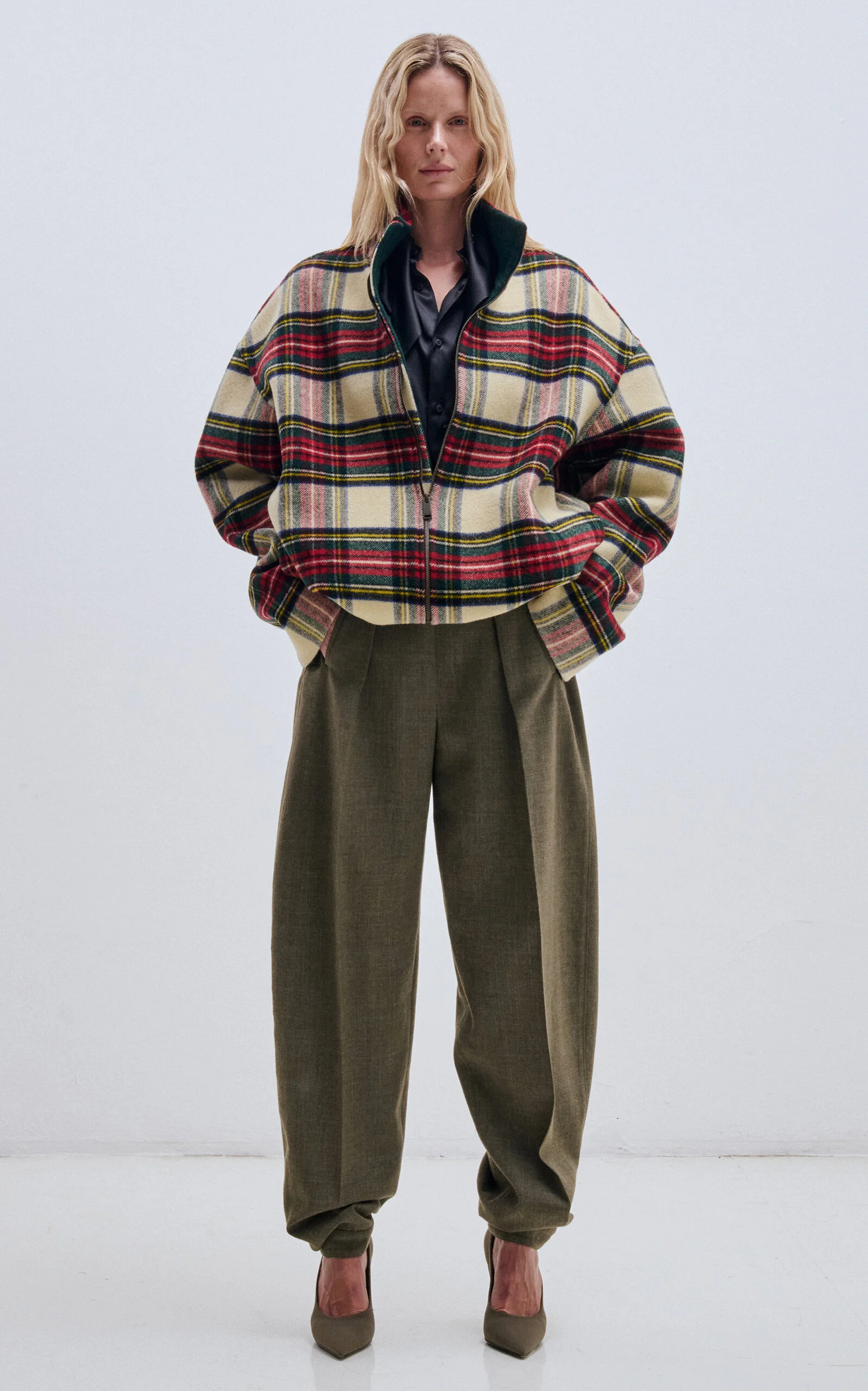 AJ Wool Tartan Check Jacket multi - 1