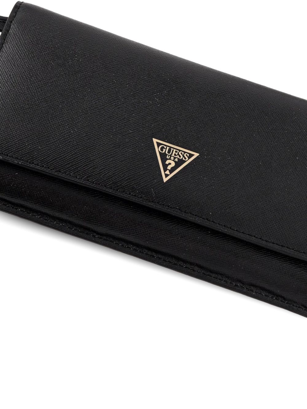 logo-plaque clutch bag - 4