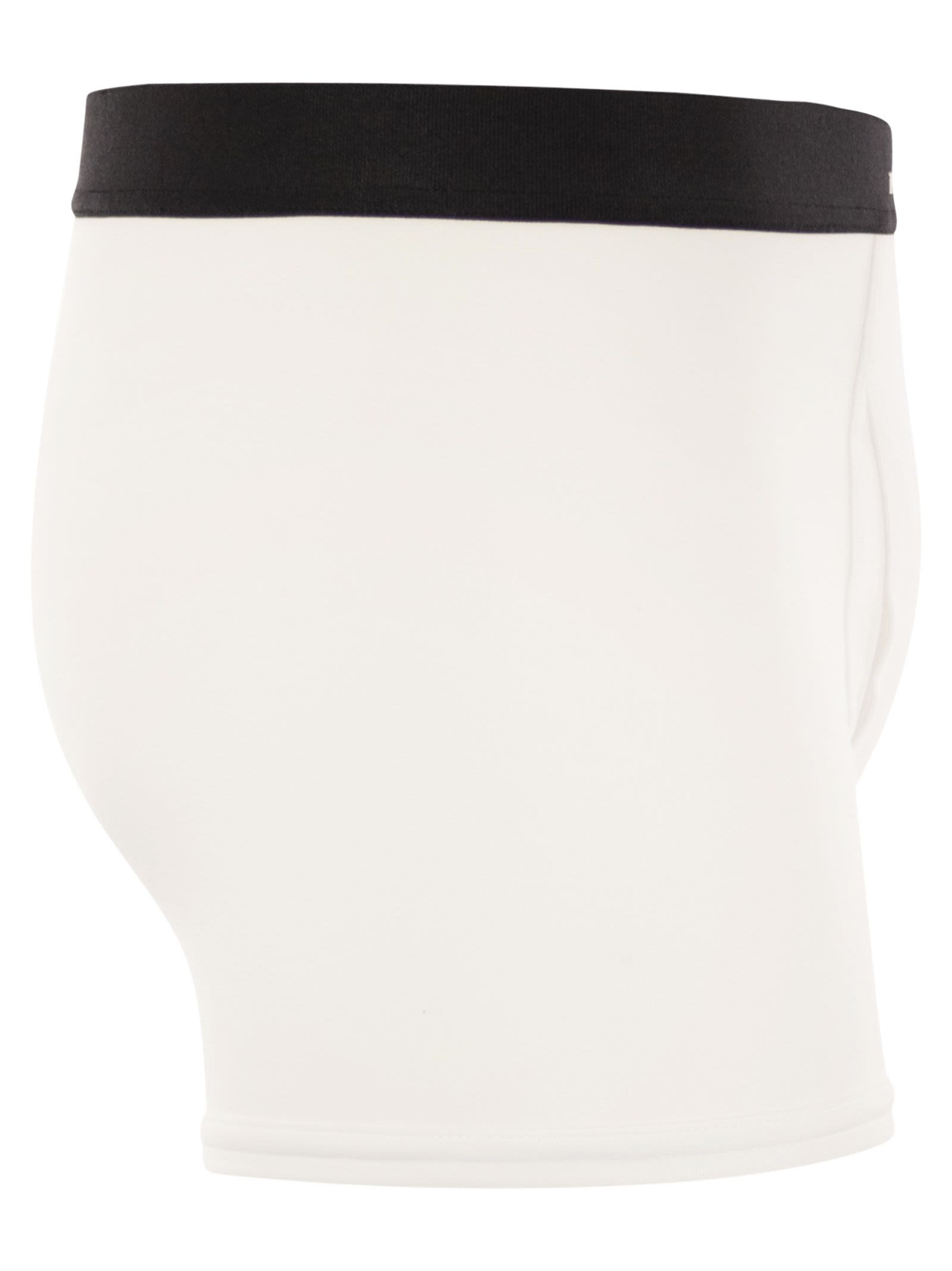 KITON - Kiton Men Stretch Cotton Boxer Shorts With Logo - 3