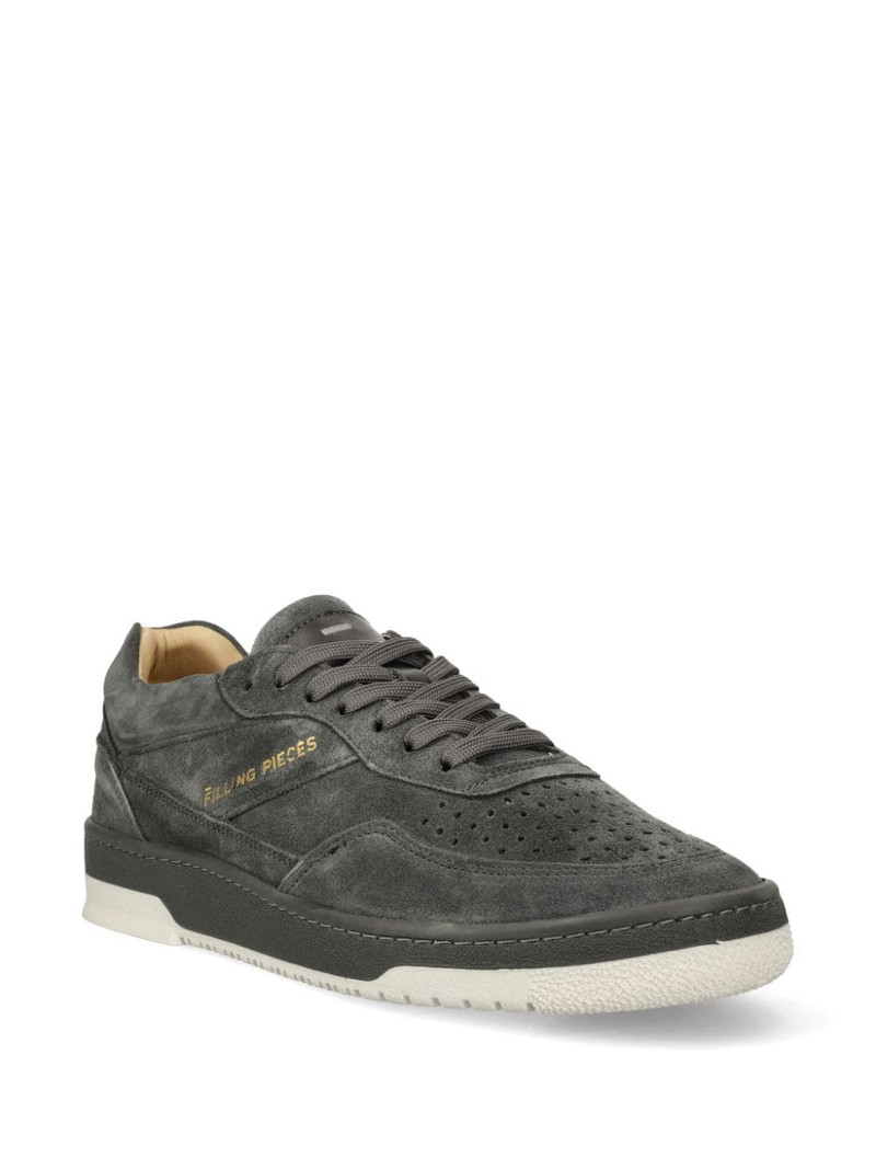 Filling Pieces logo-print suede sneakers outlook