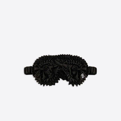 BALENCIAGA Sleeping Mask Ruffle in Black outlook