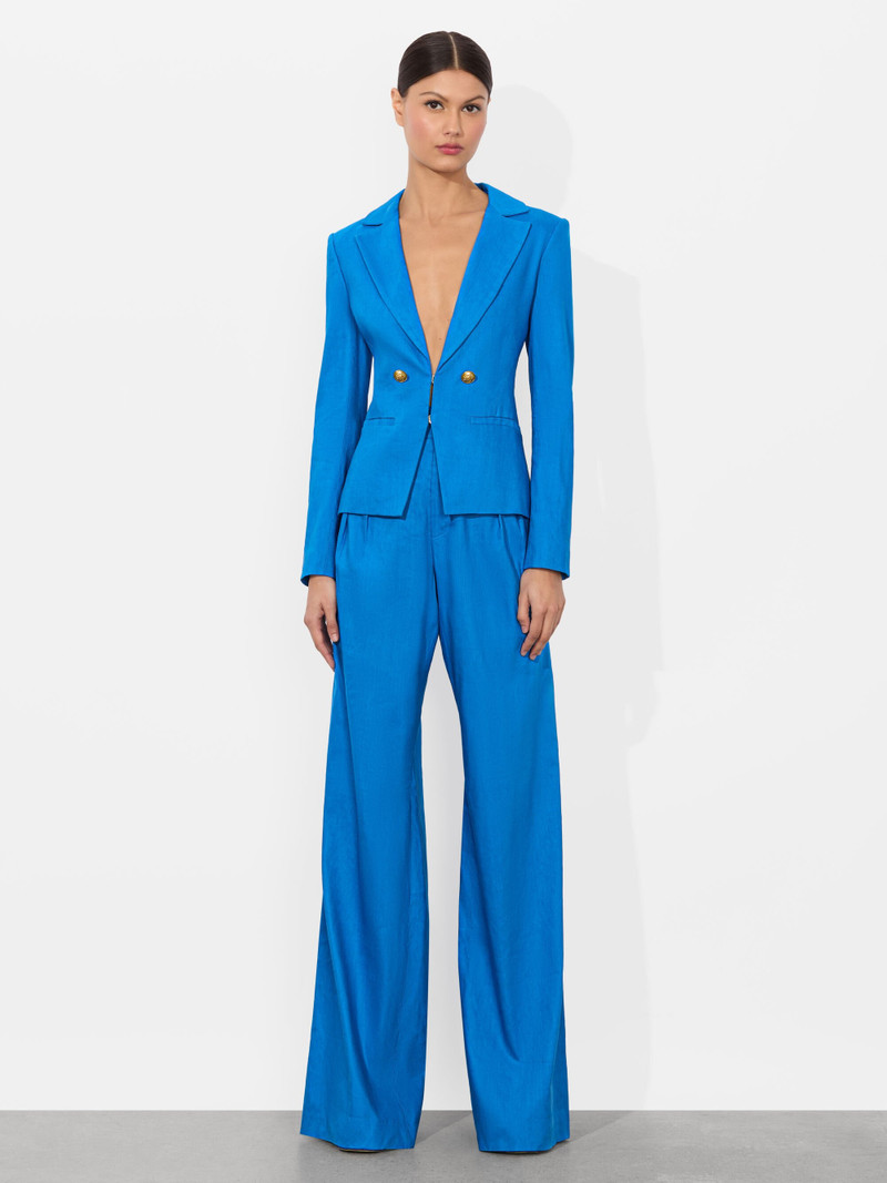 MYA LINEN FITTED BLAZER 3