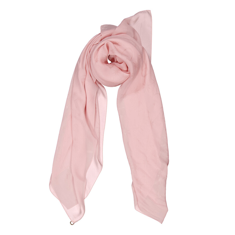 Bvlgari Pink Logomania Silk Maxi Stole 245356 - 3