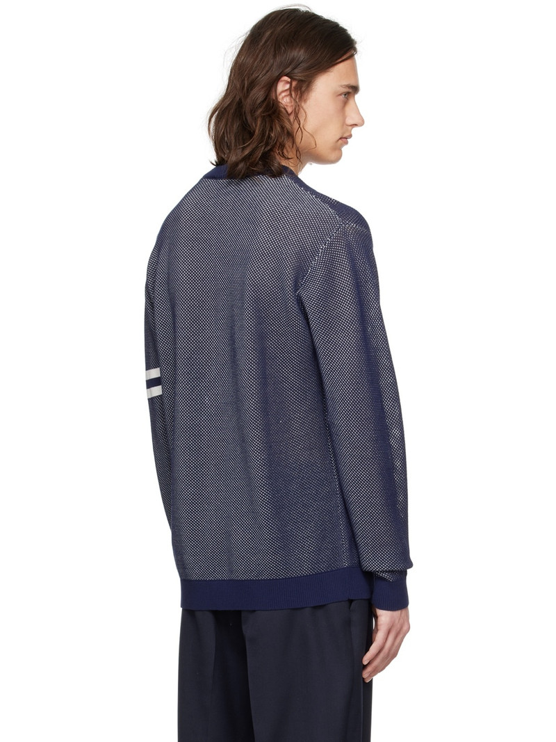 Navy Sheer Sweater 3