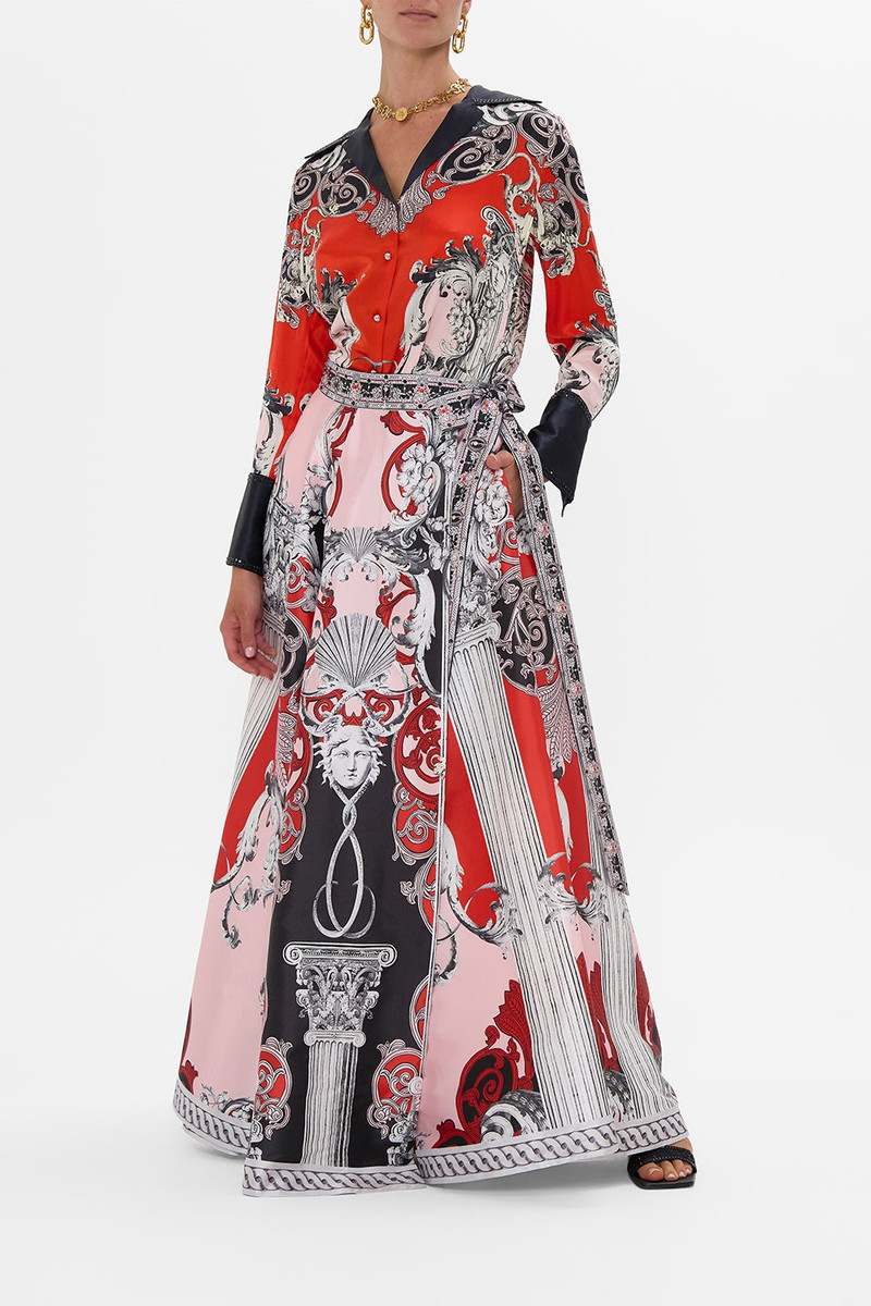 CAMILLA MAXI WRAP SKIRT outlook