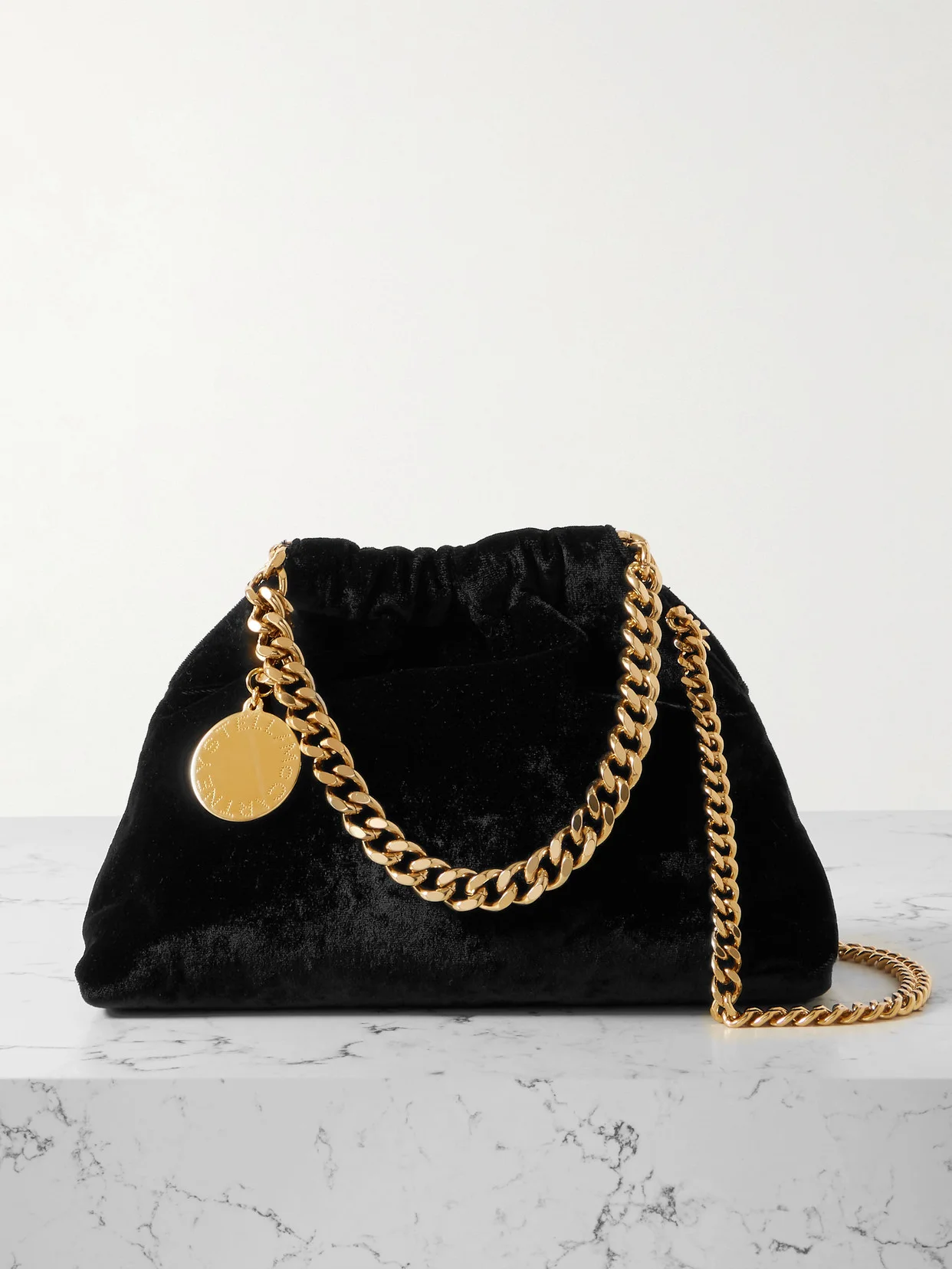 Velvet Shoulder Bag - 1