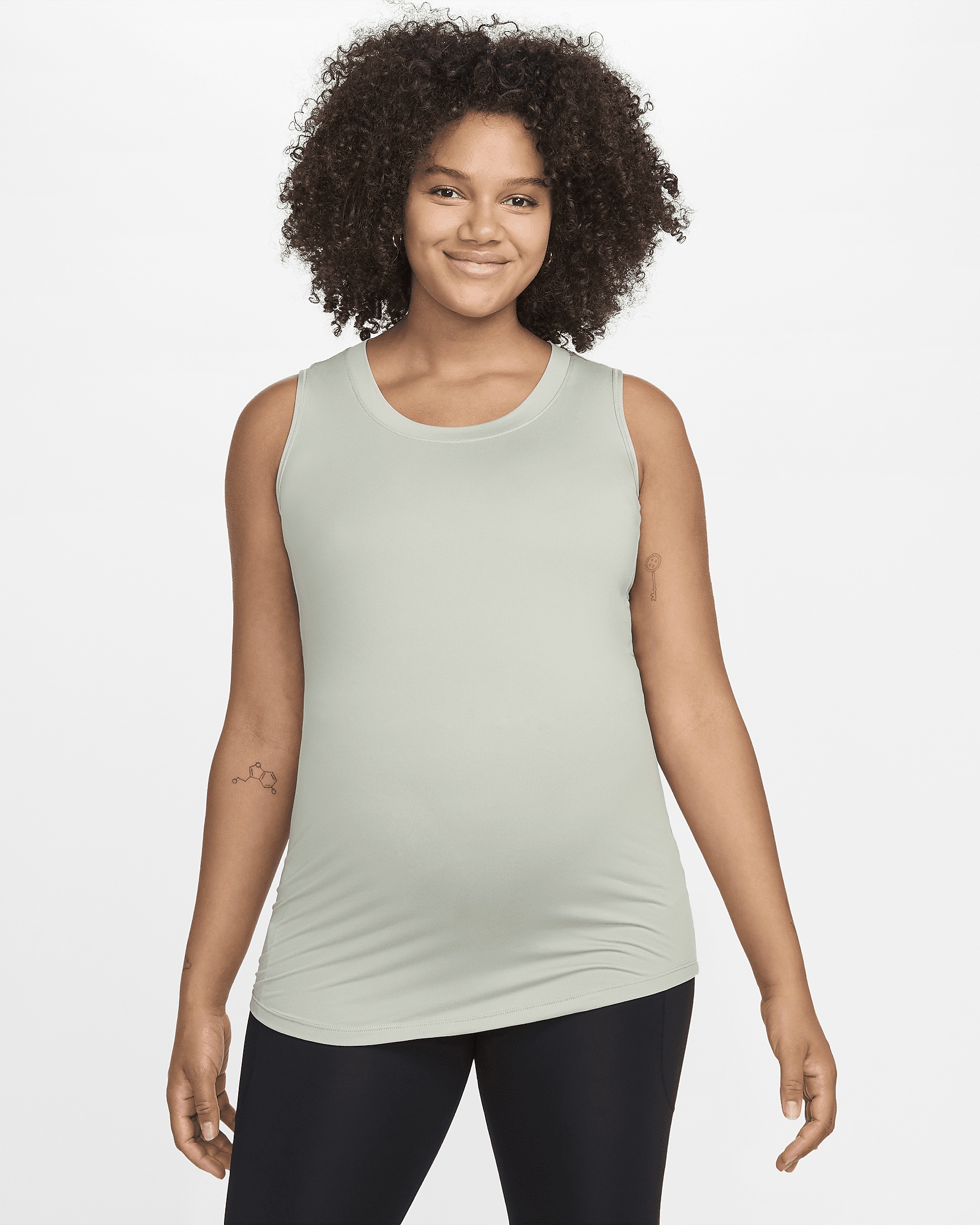 Nike (M) One Women's Dri-FIT Slim-Fit Tank Top (Maternity) - 1