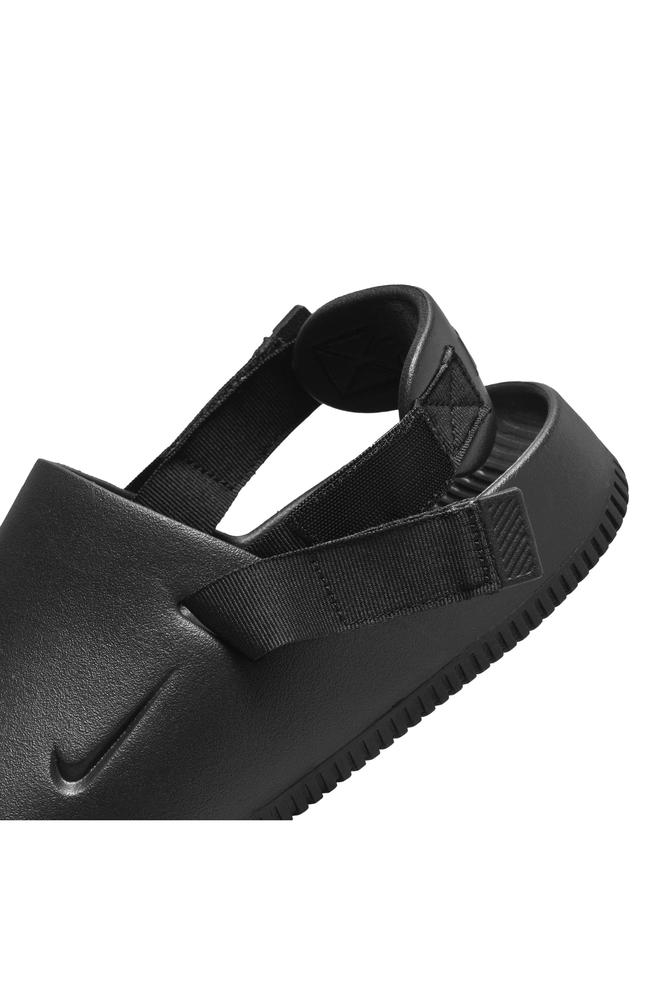 Nike Calm Convertible Slingback Mule in Black/Black at Nordstrom - 8