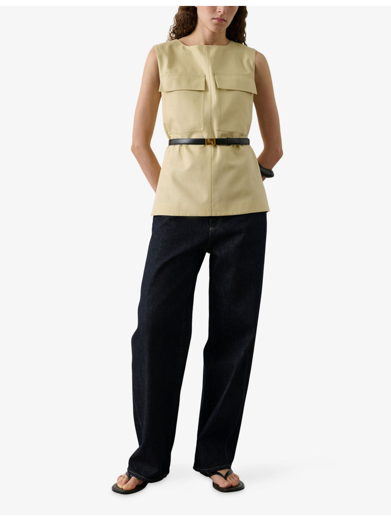 soeur Ninon Mini Leather Belt outlook