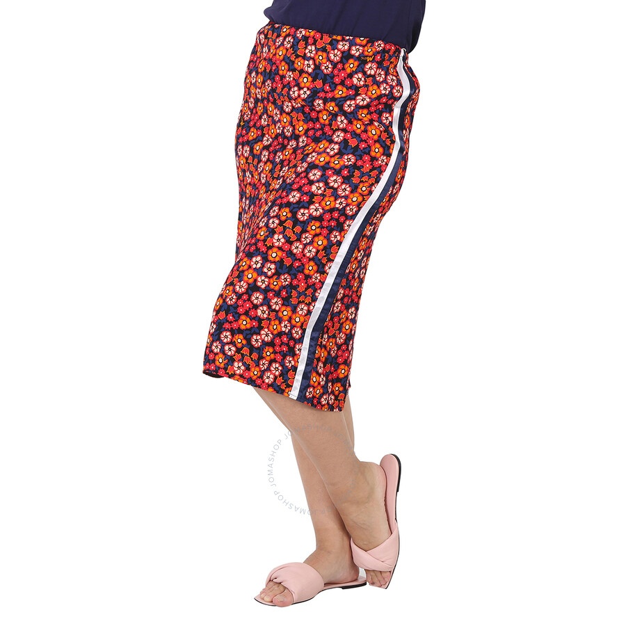 Marni Ladies Floral-print Straight Skirt - 5